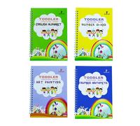 Cahier De Pratique Magique Avec Stylo, Effacement Gratuit, Version Anglaise, Cahier D'Écriture Magique, Ensemble D'Autocollants Pour Enfants