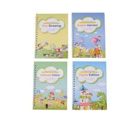 Cahier De Pratique Pour Enfants, Cahier D'écriture Magique En Anglais, Jouets D'apprentissage Montessori Pour Enfants