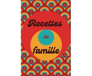 Cahier de recettes à remplir vintage - Couverture rigide & solide: Livre de recette de cuisine à remplir A5 : 100 fiches, sommaire et tableau de conversion