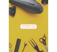 Cahier de rendez-vous coiffure: Planning pour salon de coiffure, jusqu’à 3 employé(e)s