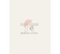 Cahier de rendez-vous coiffure: Planning pour salon de coiffure, jusqu’à 3 employé(e)s