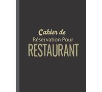 Cahier de Réservation pour Restaurant: Agenda Français 1 pages déjeuner/diner par jour, Livres de réservation pour toute l’année pour restaurants, ... Salon de Thé, 365 jours , 21 x 29,7 cm A4