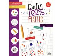 Cahier de révision de mathématiques pour CP - Défis 100% maths - Avec 100 autocollants