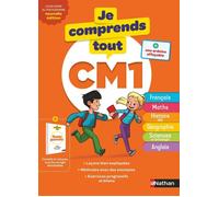 Cahier de soutien Je comprends tout CM1 - Nathan - Tout en un - Révisions à la maison