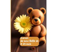 Cahier de suivi bébé: Cahier complet pour un suivi quotidien de bébé-Carnet de suivi bébé à remplir 0 à 4 mois-Allaitement, biberon, sommeil, santé, ... livre de bord de la future maman