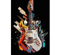 Cahier de tablatures pour guitare: 110 pages vierges | 7 tablatures 6 diagrammes d'accords par page | grand format A4 21x29,7 cm.