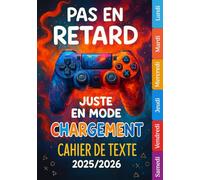 Cahier de Texte 2025 2026: 24 pages par jour, Chaque jour séparé par une couleur spécifique, Recherche rapide, Idéal pour CP, CE1, CE2, CM1, CM2