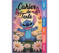 Cahier de Texte 2025 2026: Cahier Hebdomadaire Pratique | Carnet de Devoirs et Leçons pour Enfants en Primaire