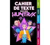 Cahier de Texte 2025-2026: Carnet Devoirs et Leçons Idéal pour les Garçons et Filles en Primaire | Parfait pour Fans de K-Pop , Reste Organisé et Motivé Toute L'année | Thème Kpop