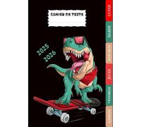 Cahier de texte 2025 2026: pour garçon | ce1 - ce2 - cm1 - cm2 | 110 pages