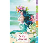 Cahier de Texte 2026 2027 Fille: Carnet de Devoirs et Leçons Primaire CP, CE1, CE2, CM1, CM2 | Cahier Pratique et Facile à Utiliser pour Filles avec Repères Colorés
