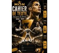 Cahier de Texte 2026 2027 foot all star: Pour Élèves de Primaire - Intérieur en Couleurs - Devoirs, Leçons et Planning | Rentrée Scolaire