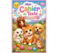 Cahier de Texte 2026-2027: Primaire : CP, CE1, CE2, CM1, CM2 | Une Page par Jour Organisée par Matière | Calendrier Scolaire Officiel par Zone A, B, C