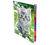 cahier de texte à spirale clairefontaine chaton