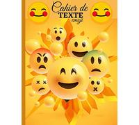 Cahier de texte Emoji: Pages organisée du lundi au samedi , Cahier de texte 2020 2021 fille garcon primaire college cp ce1 ce2 cm1 cm2 , Cahier scolaire Devoirs et Leçons