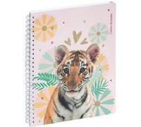 Exacompta - 999144E - Cahier de textes Lovely - 17 x 22 cm - Visuel tigre