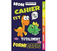 cahier de texte garcon: Indispensable aux élèves de l'école primaire pour apprendre à s'organiser et travailler mieux/Cahier scolaire de Leçons et ... thème /Cahier Pour commencer l'année scolaire