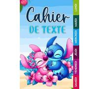 Cahier de Texte: Le Planificateur Scolaire Ultime pour une Année Réussie - Agenda Devoirs et Leçons pour Filles et Garçons - Organisateur Fun et ... CM1, CM2, Collège | Intérieur en Couleurs