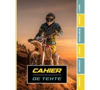 CAHIER DE TEXTE: Moto-cross Freestyle Course Sport Moto Racing Mécanique Motard pour écoliers garcon fille en primaire cp ce1 ce2 cm1 cm2 collège | ... pour une année scolaire réussie.