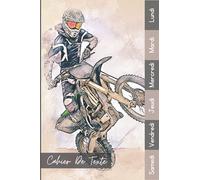 Cahier De Texte: Moto Motocross 2021 2022 Pour CP, CE1, CE2, CM1, CM2
