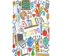 cahier de texte: Pour la rentrée scolaire, pratique pour Toutes les matières (Leçons et devoirs), Format pratique A5, avec séparation des jours de la semaines