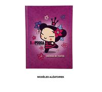 Cahier de texte - Scolaire - 17 x 22 cm - Pucca - Rose ou Violet - 1 page par jour
