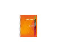 Cahier de texte - Standard - Spiralé - Couleur bleue - Format standard - Pratique pour l'école