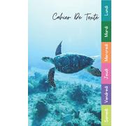 Cahier De Texte: Tortue Océan Pour Garçon Et Fille CP, CE1, CE2, CM1, CM2 Pour Une Année Scolaire Réussie | 2021 2022