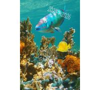 Cahier de Textes 2025-2026 Journalier - Couverture Thème Fonds Marins