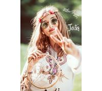 Cahier de Textes 2026-2027 - Agenda Scolaire - 2 Jours par Pages - Thème Peace and Love Hippie