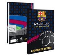 Cahier de textes FC BARCELONE carton noir