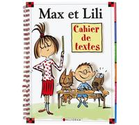Cahier de textes Max et Lili