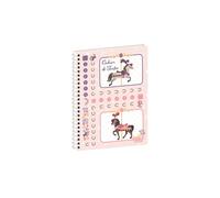 Quo Vadis - Cahier de textes - Spiralé - Français - Louise & Arthur - Multicolore - Journalier - 15x21 cm - Papier Clairefontaine blanc - Fabrication française Multicolore G