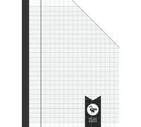 Cahier de Travaux Pratiques 17x22 Grands Carreaux et Pages Unies: Cahier de Poésie | Une page pour écrire et l'autre page blanche | 110 Pages - 55 Feuilles