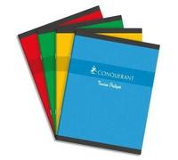 Conquerant Cahier 92713 – Sept travaux pratiques – Piqure – 170 x 220 mm – Papier vert