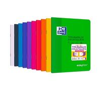 Cahier de travaux pratiques easybook Oxford agrafe 170x220 80pages seyes/uni assorti