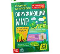 Cahier de triche pour les classes 1 à 4 en russe - Guide de référence illustré dans les tableaux et schémas - Aide à apprendre rapidement les concepts des sciences naturelles