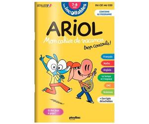Cahier de vacances 2026 Ariol - Les incollables - CE1 au CE2 - 7/8 ans - Stéphanie Herbaut - Play Bac Eds - broché - Scolaire / Universitaire
