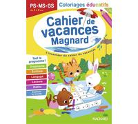 Cahier de vacances 2026, Coloriages éducatifs PS, MS, GS Magnard, l'inventeur du cahier de vacances - Aurélie Perrot - Magnard - broché - Scolaire / Universitaire