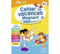Cahier de vacances 2026, de la GS vers le CP 5-6 ans Magnard, l’inventeur du cahier de vacances - Odile Séménadisse - Magnard - broché - Scolaire / Universitaire