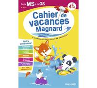 Cahier de vacances 2026, de la MS vers la GS 4-5 ans Magnard, l’inventeur du cahier de vacances - Caroline Thierry - Magnard - broché - Scolaire / Universitaire