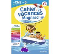 Cahier de vacances 2026, du CM2 vers la 6e 10-11 ans Magnard, l’inventeur du cahier de vacances - Bernard Séménadisse - Magnard - broché - Scolaire / Universitaire