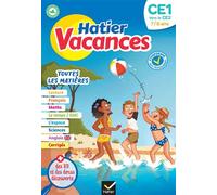 Cahier de vacances 2026 - Hatier vacances - Du CE1 vers le CE2 7/8 ans Pour réviser son année dans toutes les matières - Bénédicte Idiard - Hatier - broché - Scolaire / Universitaire