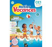 Cahier de vacances 2026 - Hatier vacances - Du CE1 vers le CE2 7/8 ans: pour réviser son année dans toutes les matières