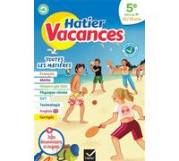 Hatier - Cahier de vacances 2026 - Toutes les matières de la 5e vers la 4e - Pour réviser son année