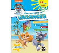 Cahier de vacances 2026 - Pat'Patrouille - PS vers la MS 3/4 ans