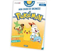 PlayBac – Cahier de vacances 2026 Pokémon – Les incollables - Grande Section au CP - 5/6 ans