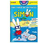 Cahier de vacances 2026 Simon - Les incollables - Grande Section au CP - 5/6 ans