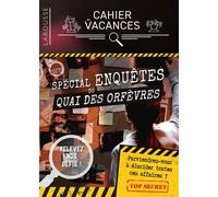 Cahier de vacances adultes, spécial Enquêtes du Quai des Orfèvres - Collectif - Larousse - broché - Livre-jeu