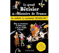 Cahier de vacances adultes - spécial Grand bêtisier de l'histoire de France - Collectif - Larousse - broché - Livre-jeu